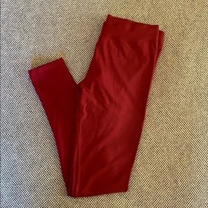 Pact leggings (scarlet red), size M